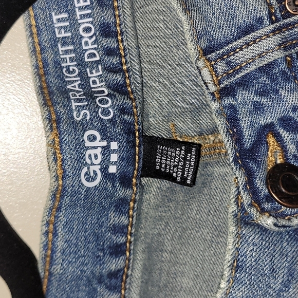 GAP Straight Fit Coupe Droite Jeans - Picture 2 of 6